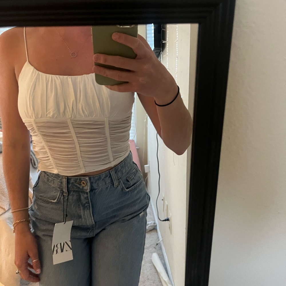 White Princess Polly Tank